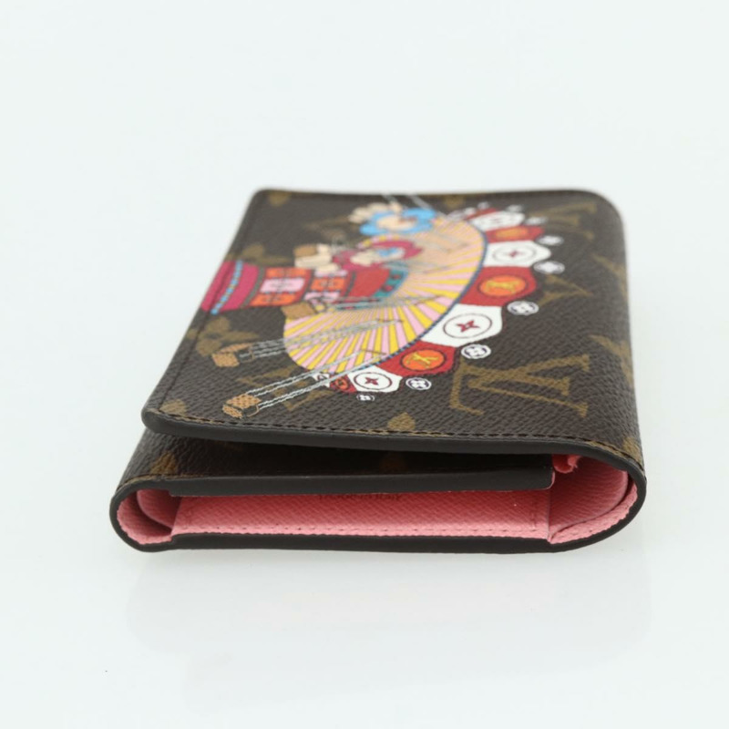 【日本直送】路易威登 Monogram Vivienne Portefeuille Victorine 粉紅 M69754 正品 168298M-4
