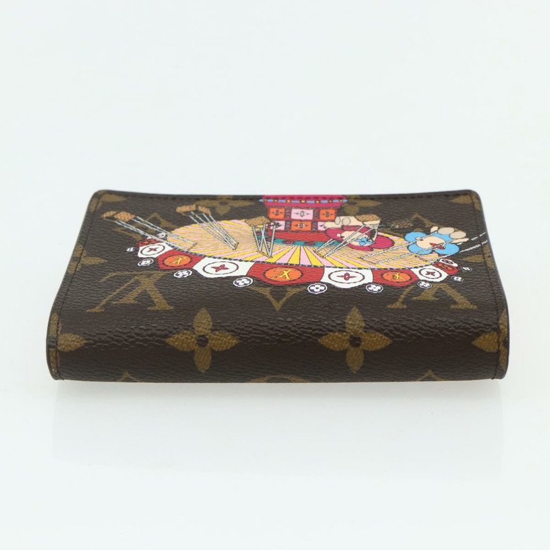 【日本直送】路易威登 Monogram Vivienne Portefeuille Victorine 粉紅 M69754 正品 168298M-5