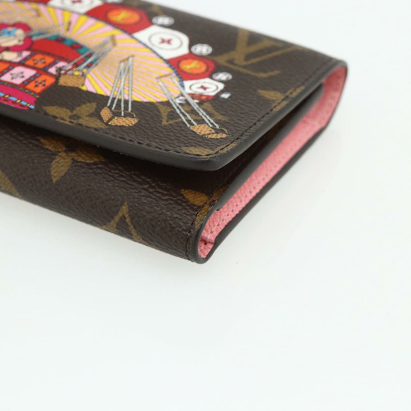 【日本直送】路易威登 Monogram Vivienne Portefeuille Victorine 粉紅 M69754 正品 168298M-7