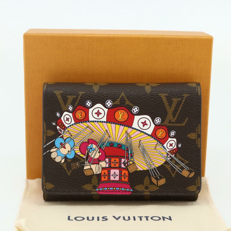 【日本直送】路易威登 Monogram Vivienne Portefeuille Victorine 粉紅 M69754 正品 168298M-24