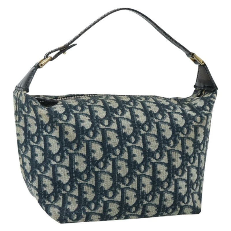 【日本直送】Christian Dior Trotter帆布手提包 PVC藍金配色 正品 178589A-0