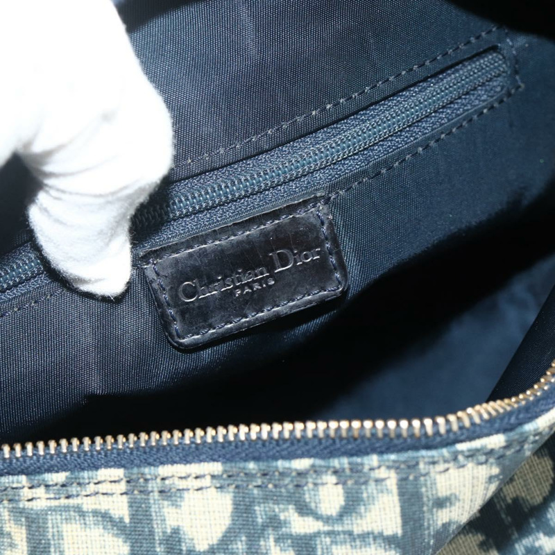 【日本直送】Christian Dior Trotter帆布手提包 PVC藍金配色 正品 178589A-14