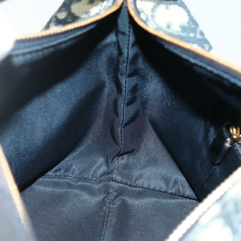 【日本直送】Christian Dior Trotter帆布手提包 PVC藍金配色 正品 178589A-17