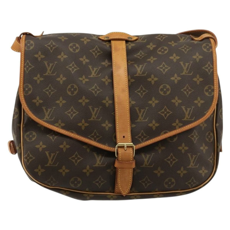 【日本直送】路易威登 Monogram Saumur 35 肩背包 M42254 LV Auth ka4186A-1