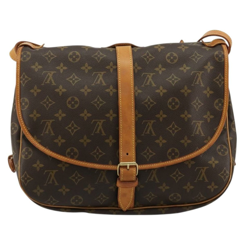 【日本直送】路易威登 Monogram Saumur 35 肩背包 M42254 LV Auth ka4186A-2