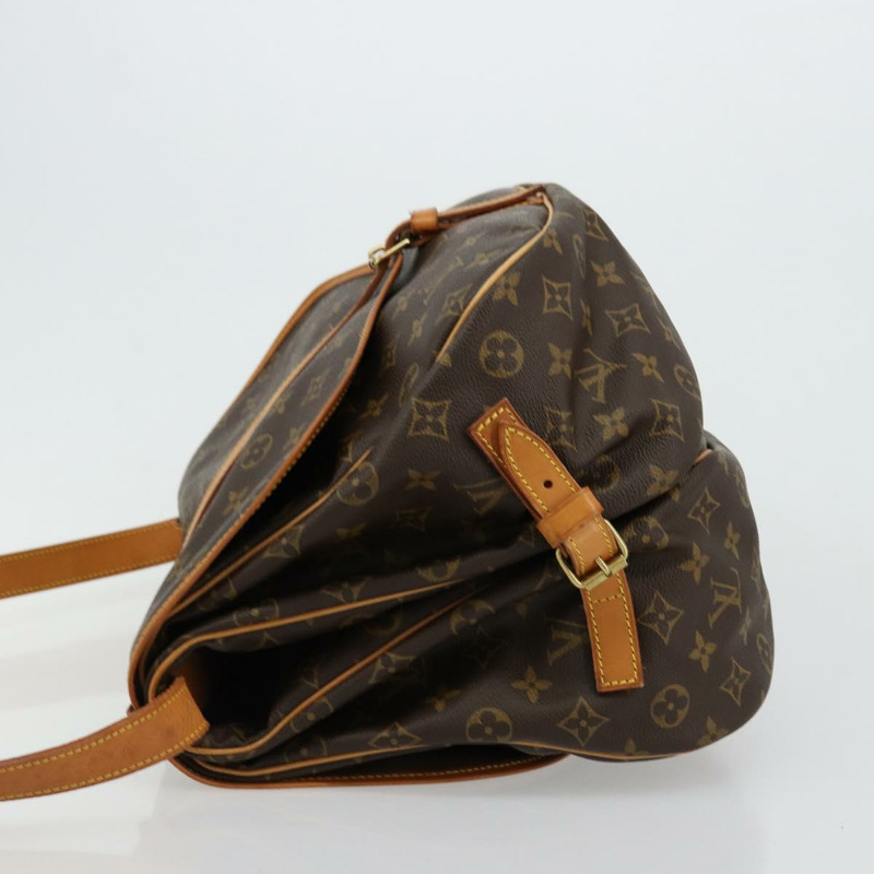 【日本直送】路易威登 Monogram Saumur 35 肩背包 M42254 LV Auth ka4186A-4