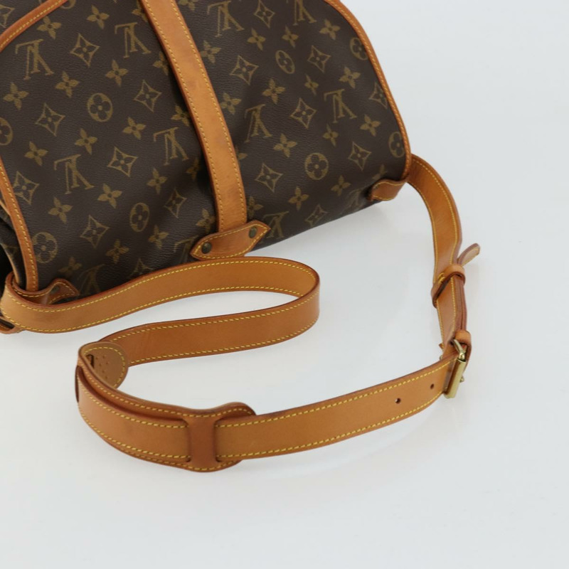 【日本直送】路易威登 Monogram Saumur 35 肩背包 M42254 LV Auth ka4186A-6
