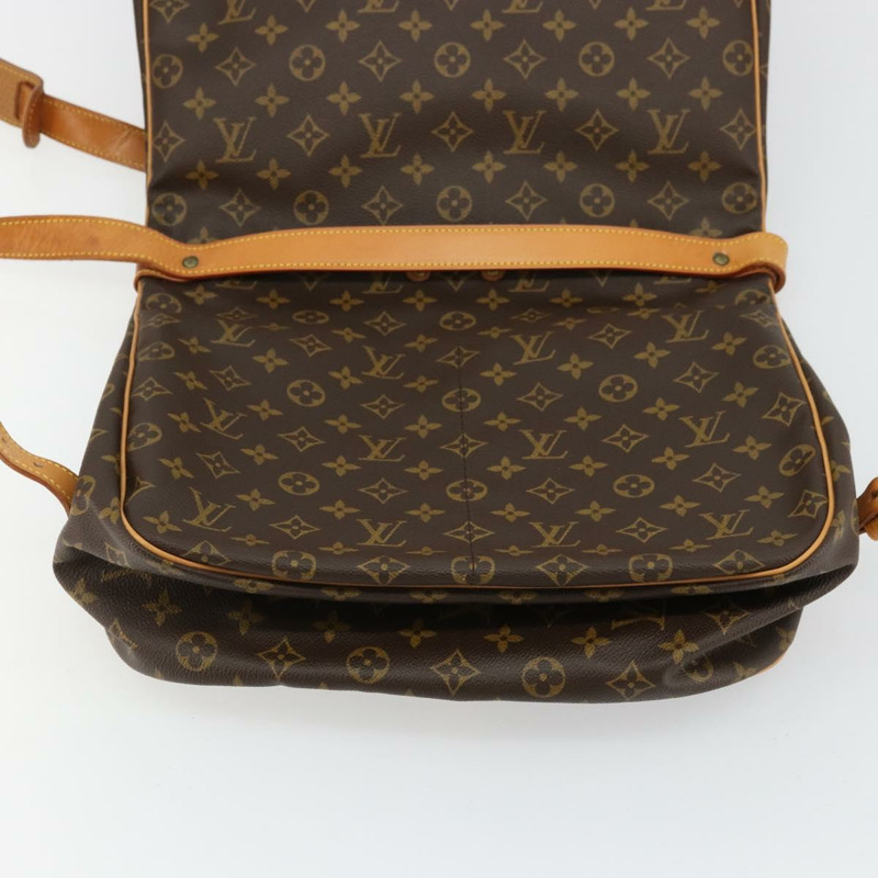 【日本直送】路易威登 Monogram Saumur 35 肩背包 M42254 LV Auth ka4186A-16