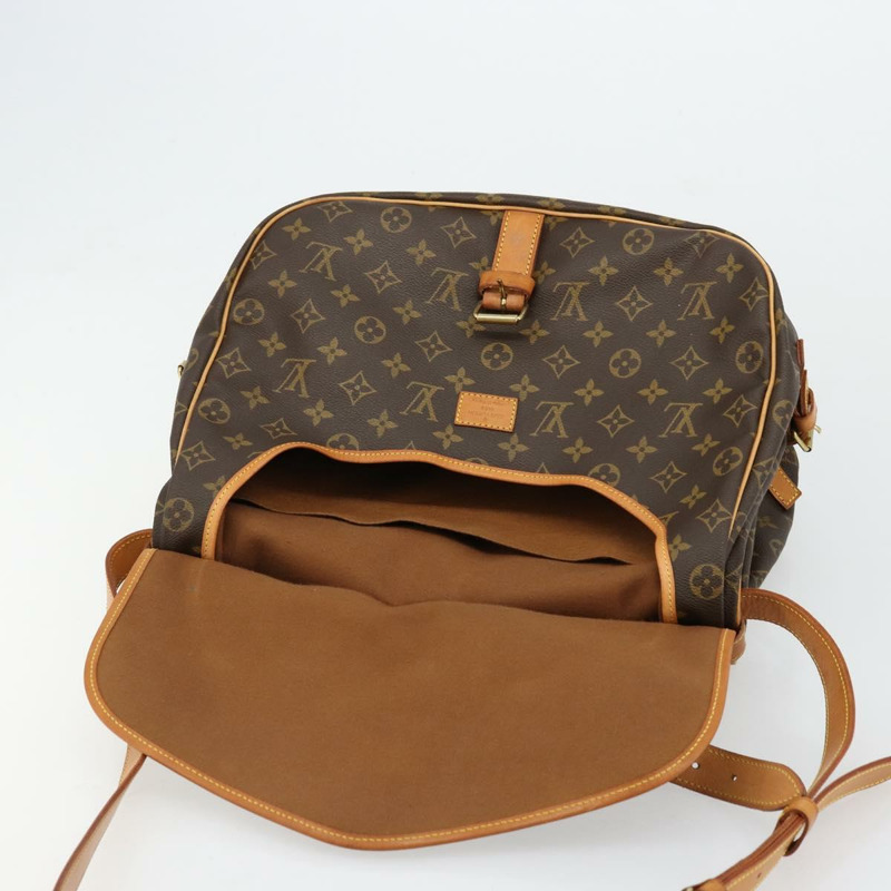 【日本直送】路易威登 Monogram Saumur 35 肩背包 M42254 LV Auth ka4186A-21