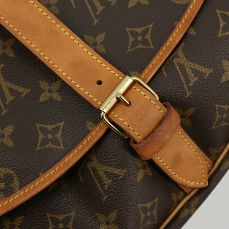 【日本直送】路易威登 Monogram Saumur 35 肩背包 M42254 LV Auth ka4186A-27