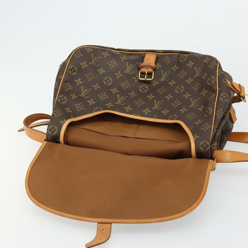 【日本直送】路易威登 Monogram Saumur 35 肩背包 M42254 LV Auth ka4186A-28