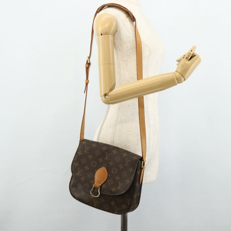 【日本直送】路易威登 Monogram Saint Cloud GM 肩背包 M51242 LV Auth 178662A-25