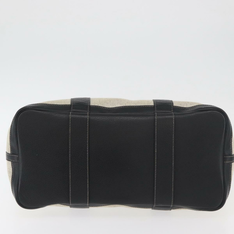 【日本直送】愛馬仕 Garden Party PM 手袋 帆布 米色 銀色 正品 bs34986V-9