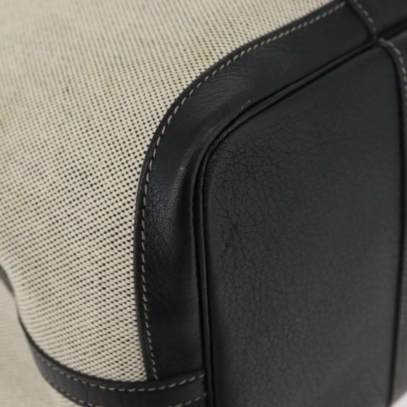 【日本直送】愛馬仕 Garden Party PM 手袋 帆布 米色 銀色 正品 bs34986V-10