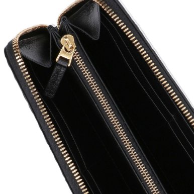 BOTTEGA VENETA BV 經典編織拉鍊長夾黑色-3