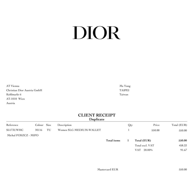 Dior Caro Dahlia 錢包-11