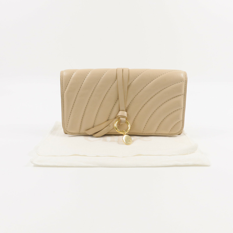 Chloe 牛皮皮革Long Wallet長錢包-18