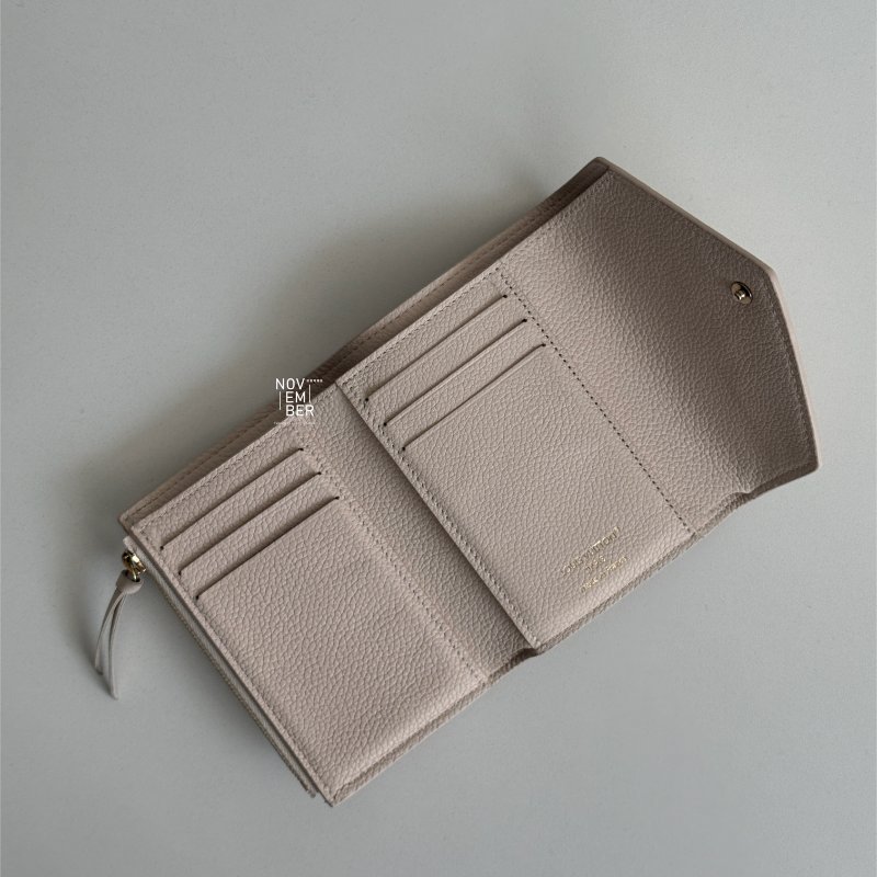 98新🩷 Louis Vuitton LV 路易威登 Victorine 三折錢包 粉色印花-2