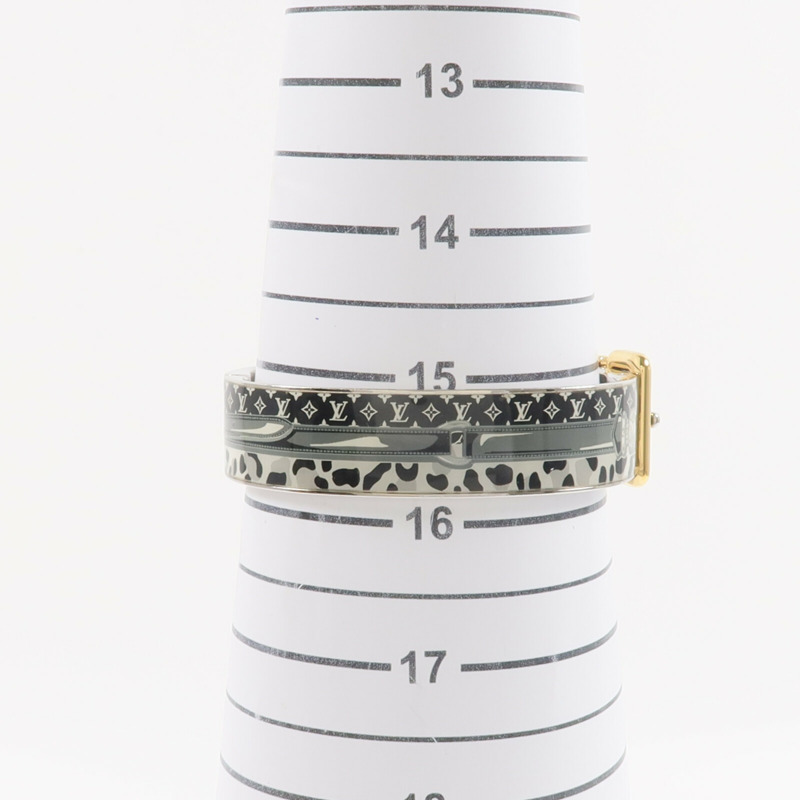 LOUIS VUITTON 金屬/琺瑯琺Confidentian Bracelet手鐲-10