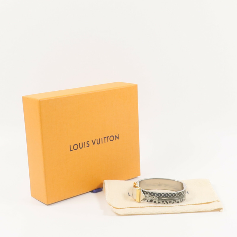 LOUIS VUITTON 金屬/琺瑯琺Confidentian Bracelet手鐲-11