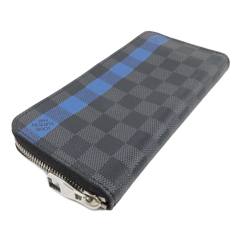 LOUIS VUITTON Damier Graphite Zippy Long Wallet長錢包-3