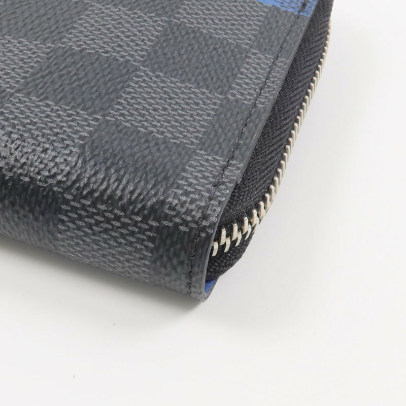 LOUIS VUITTON Damier Graphite Zippy Long Wallet長錢包-6