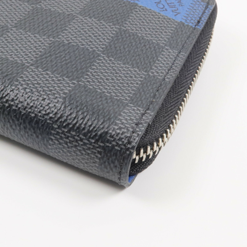 LOUIS VUITTON Damier Graphite Zippy Long Wallet長錢包-10