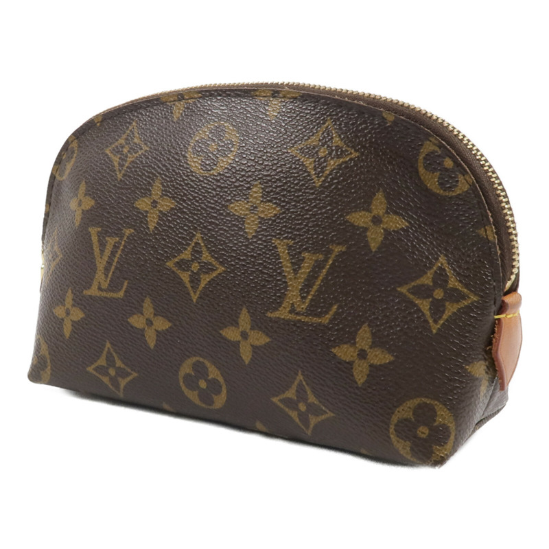 LOUIS VUITTON Monogram Cosmetic Pouch手拿包棕色-1
