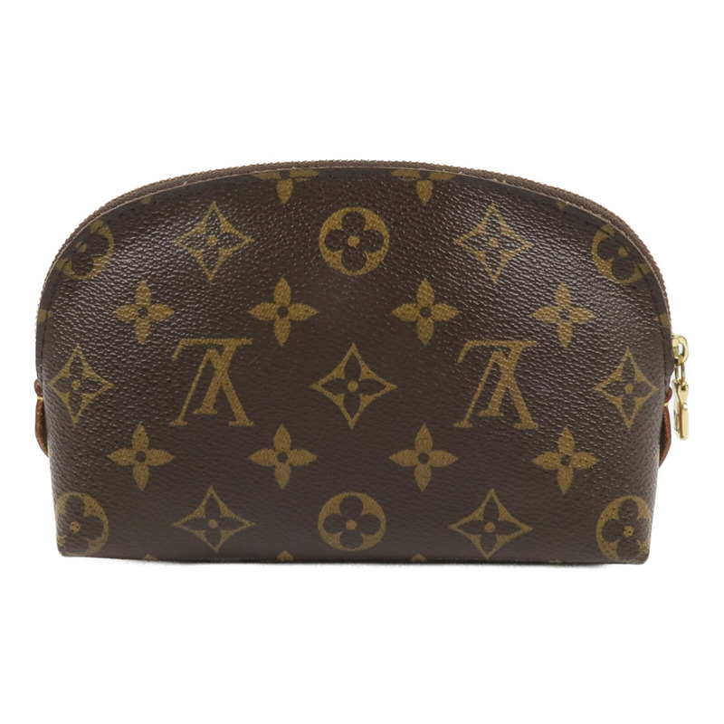 LOUIS VUITTON Monogram Cosmetic Pouch手拿包棕色-2