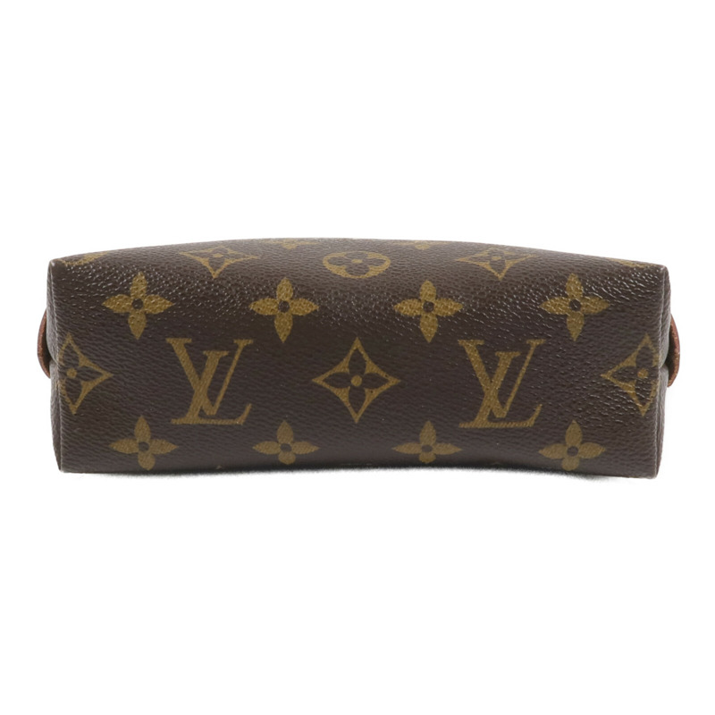 LOUIS VUITTON Monogram Cosmetic Pouch手拿包棕色-3