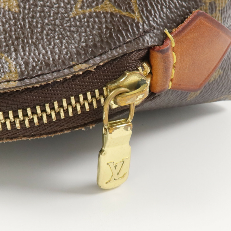 LOUIS VUITTON Monogram Cosmetic Pouch手拿包棕色-5