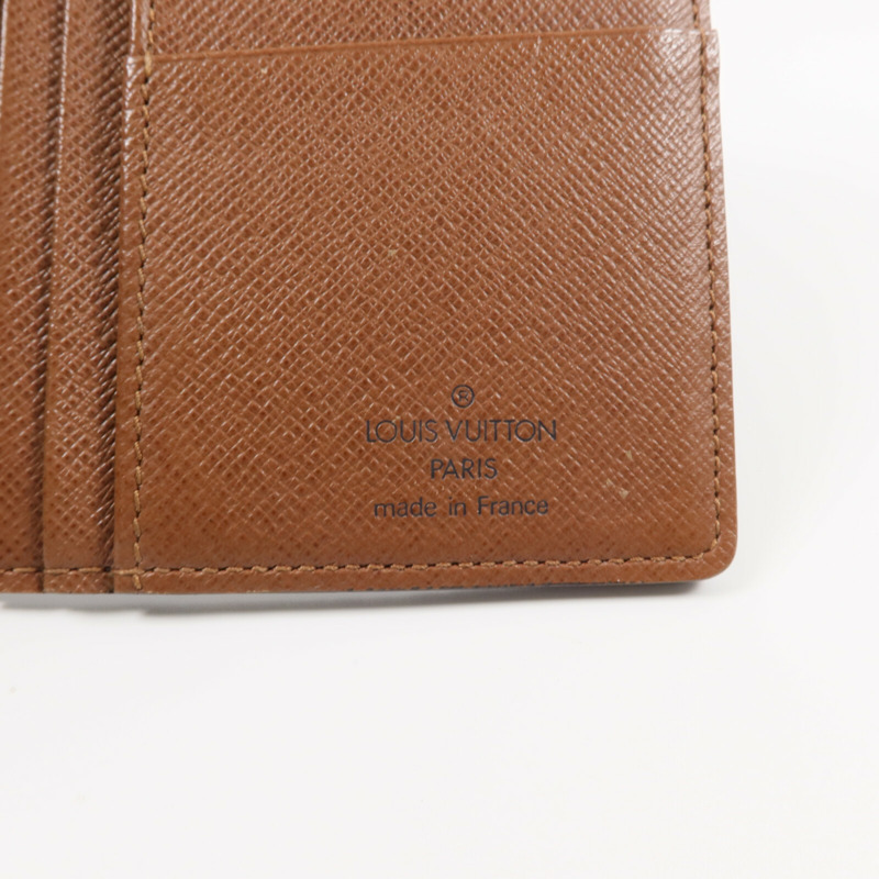LOUIS VUITTON Monogram Brazza Wallet金扣長錢包-5