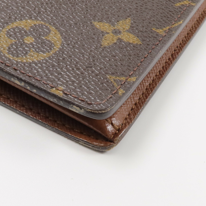 LOUIS VUITTON Monogram Brazza Wallet金扣長錢包-15