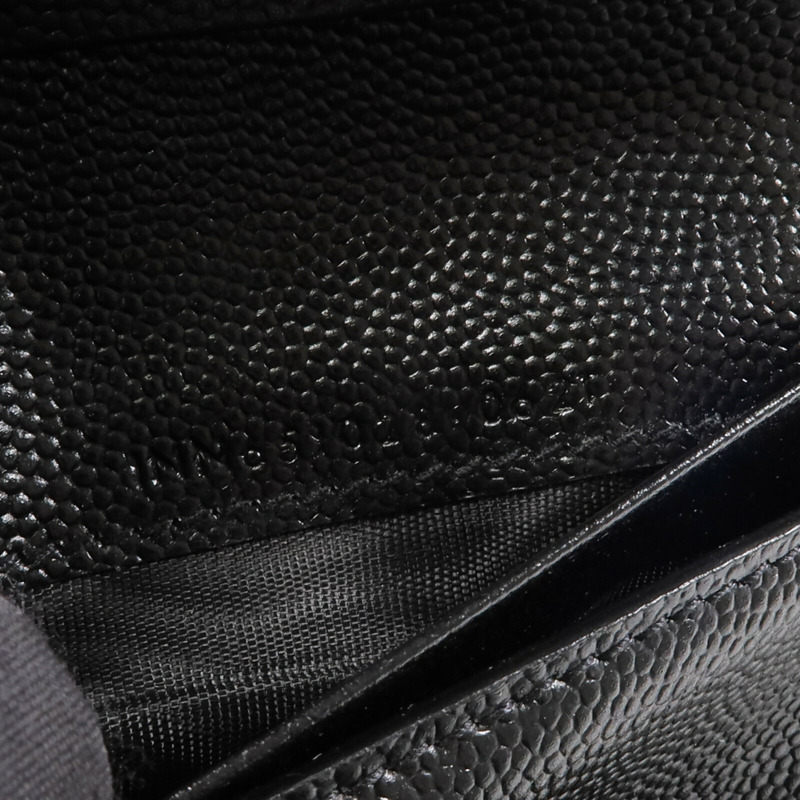 SAINT LAURENT 牛皮皮革Cassandre Matelasse Tri-Fold Compact錢包-11