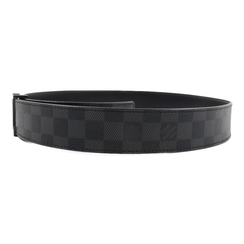 LOUIS VUITTON Damier Graphite Initiales Belt腰帶-1