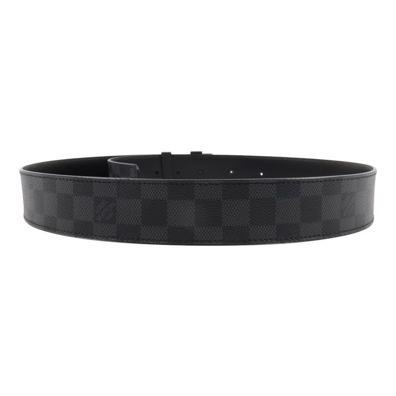 LOUIS VUITTON Damier Graphite Initiales Belt腰帶-2