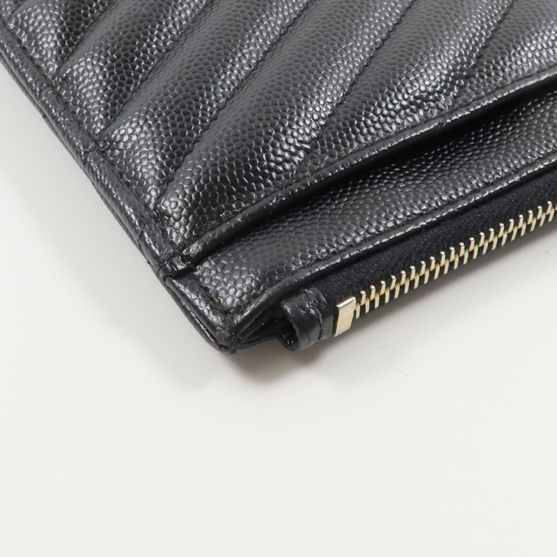 SAINT LAURENT 牛皮皮革Pouch手拿包-8