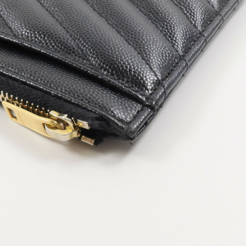 SAINT LAURENT 牛皮皮革Pouch手拿包-9