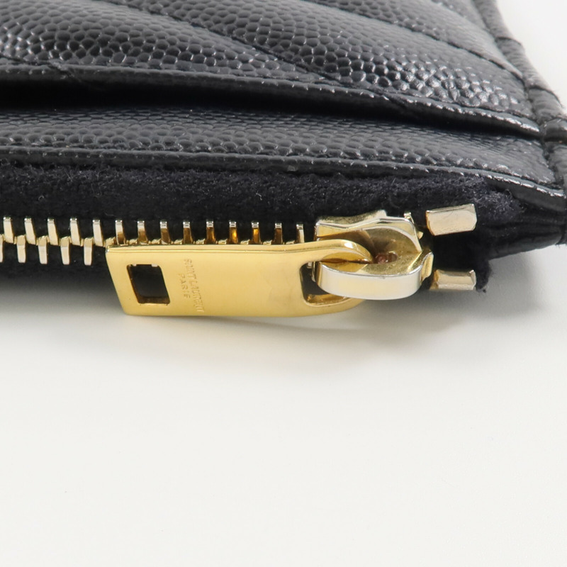 SAINT LAURENT 牛皮皮革Pouch手拿包-10