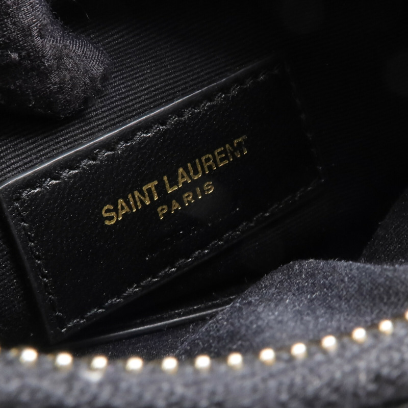 SAINT LAURENT 牛皮皮革Pouch手拿包-13