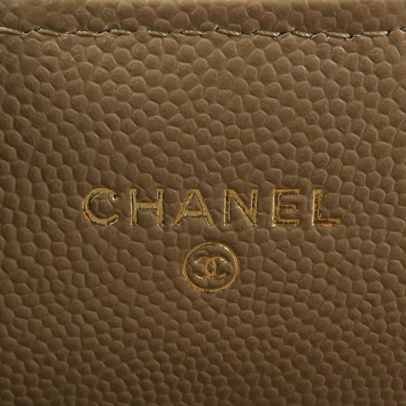 CHANEL 牛皮皮革Classic Mini Wallet On Chain鏈帶肩背袋-11