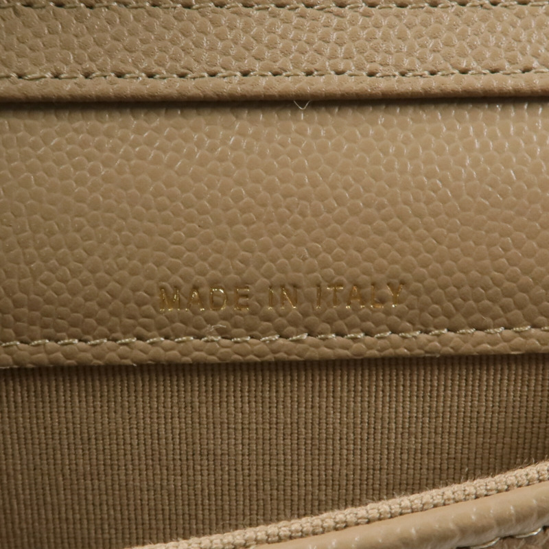 CHANEL 牛皮皮革Classic Mini Wallet On Chain鏈帶肩背袋-13