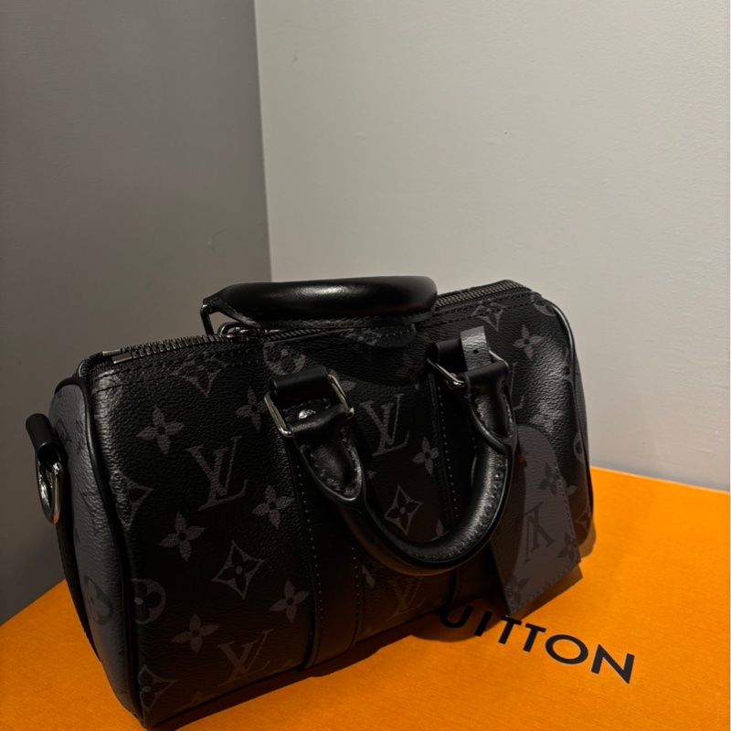 有購證🌟Louis Vuitton Keepall 25 黑老花｜Classic Trend CT精品｜台北東區實體-0