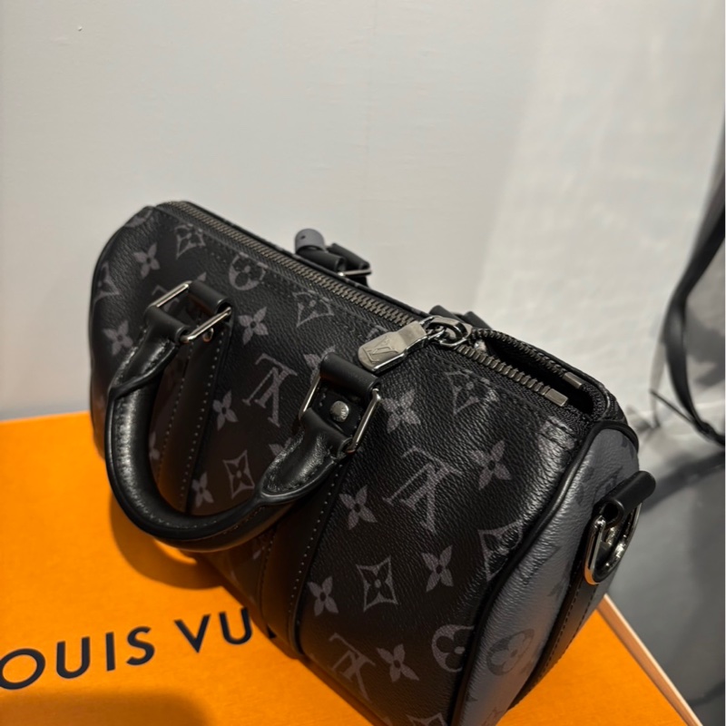 有購證🌟Louis Vuitton Keepall 25 黑老花｜Classic Trend CT精品｜台北東區實體-5