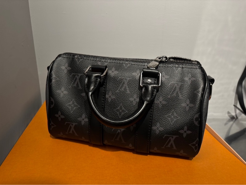 有購證🌟Louis Vuitton Keepall 25 黑老花｜Classic Trend CT精品｜台北東區實體-8