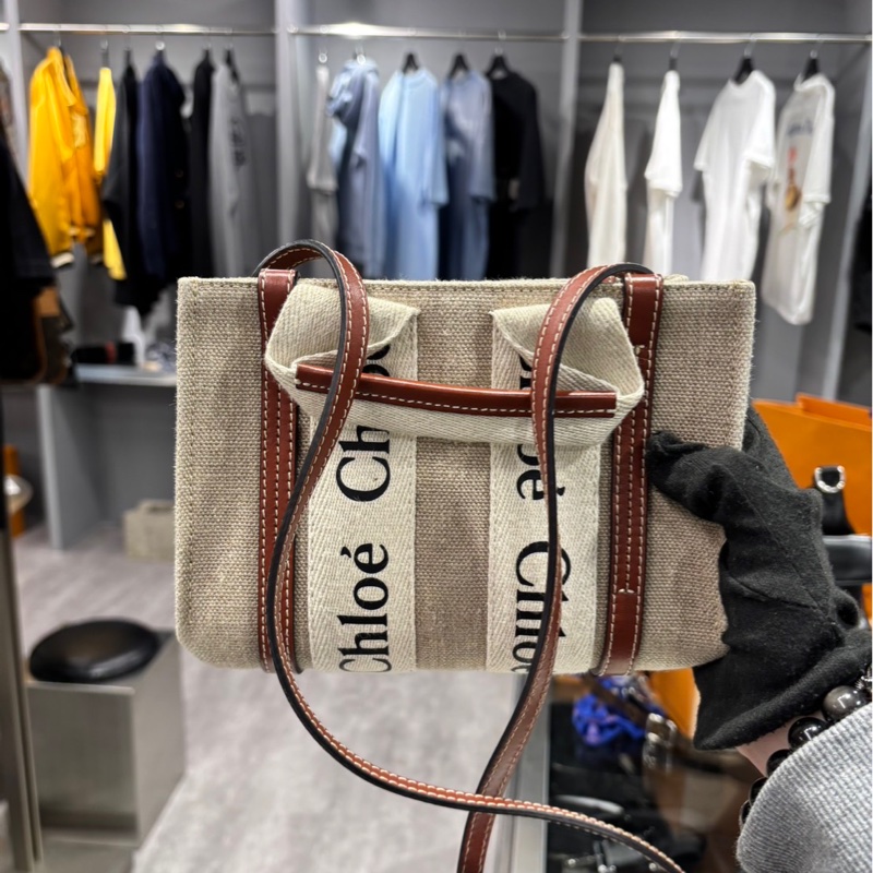 狀況好🌟Chloe Woody Tote Mini ｜Classic Trend CT精品｜台北東區實體-0