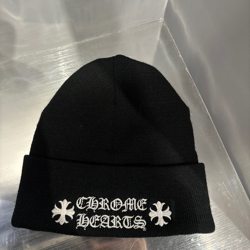 近全新🌟Chrome Hearts 刺繡針織毛帽｜Classic Trend CT精品｜台北東區實體-0