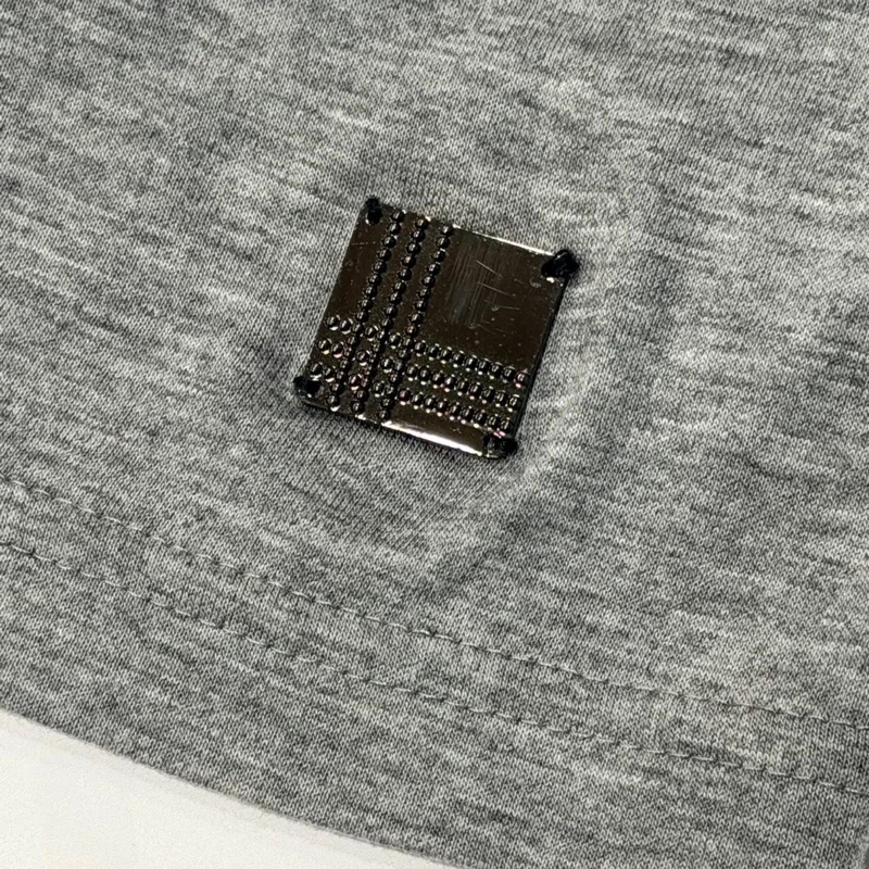 BURBERRY 黑標 灰色 格紋鐵牌長版上衣-3