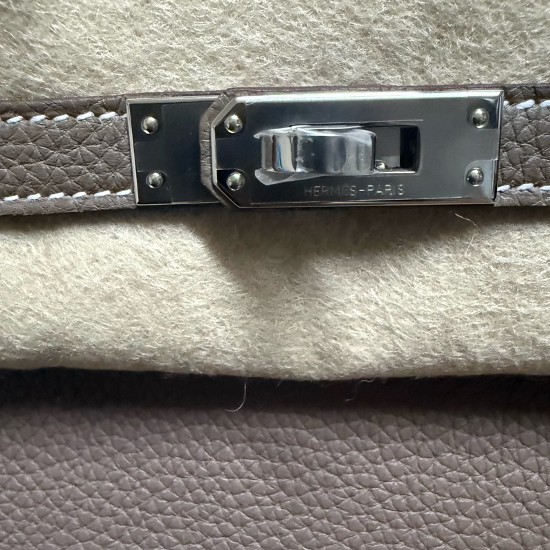 愛馬仕 Hermes Birkin 25 大象灰銀-7
