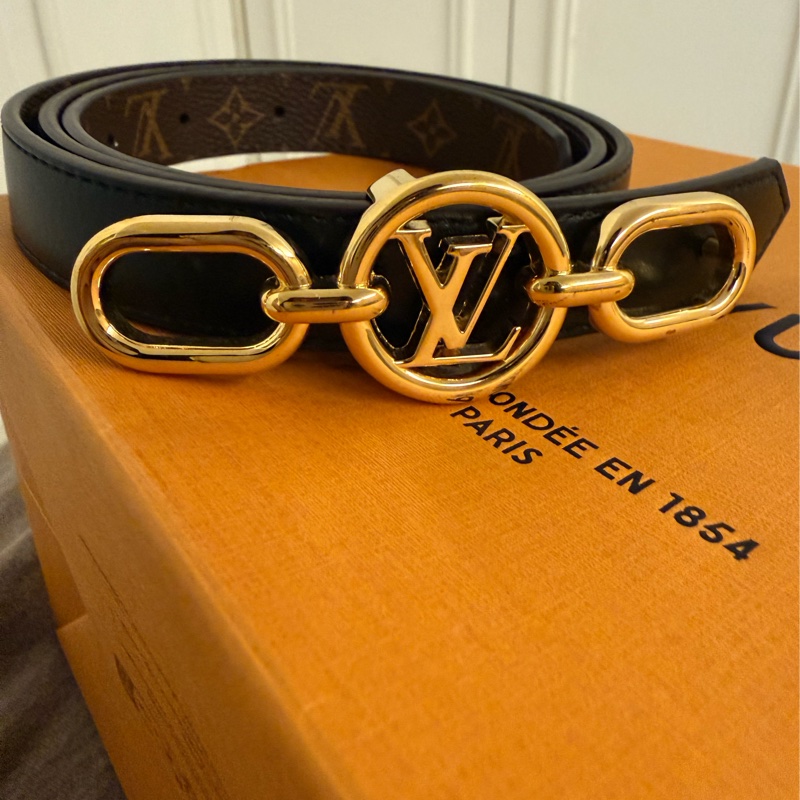 LV Circle Prime 20毫米雙面皮帶-1